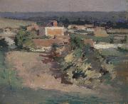 Theodore Robinson The Red House painting